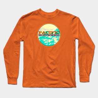 Pacific Northwest Trees Long Sleeve T-Shirt